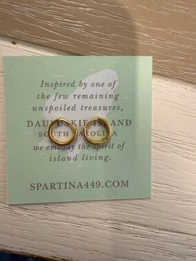 Spartina 449 Gold Mini Hoop Earrings
